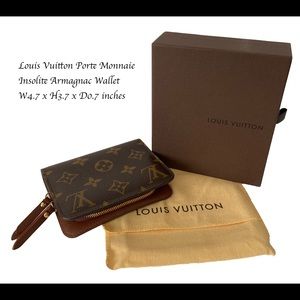 ‼️SOLD Louis Vuitton PM Insolite Armagnac Wallet